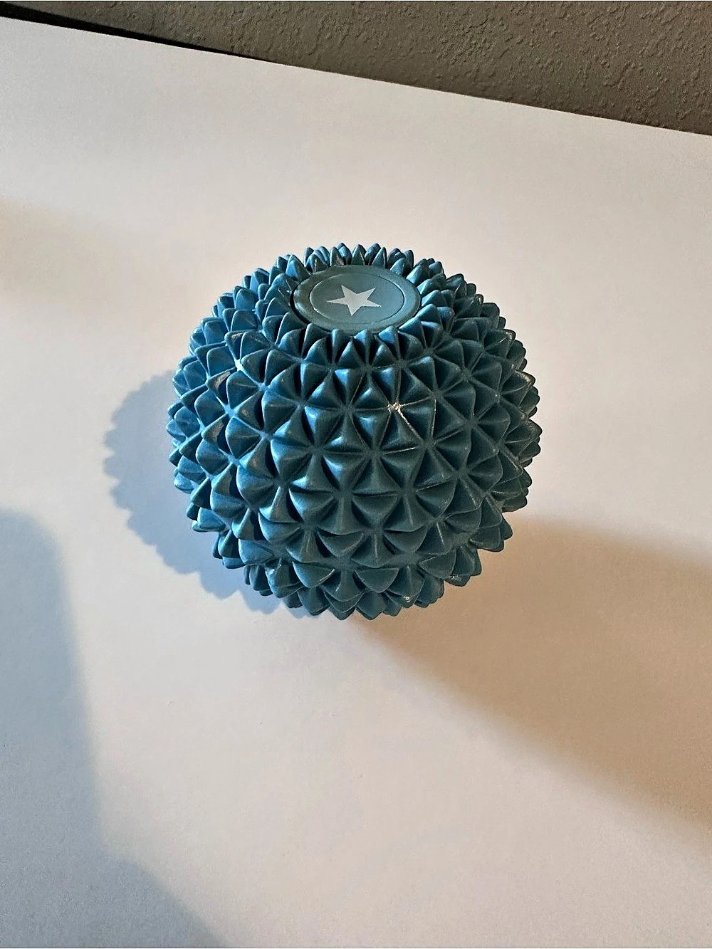 Blue Textured Massage Sphere